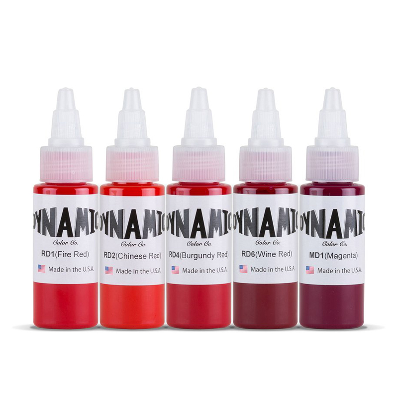 SET DE COLORES DYNAMIC TATTOO INK LIPS AND ROSES 1oz