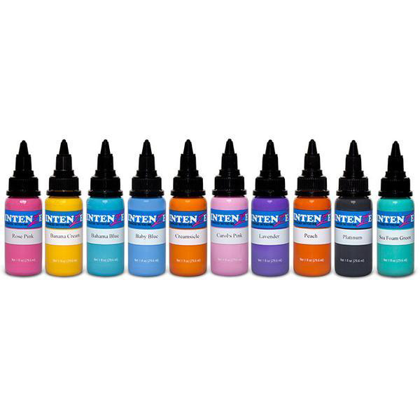 10 COLORES PASTEL SET INTENZE 1OZ