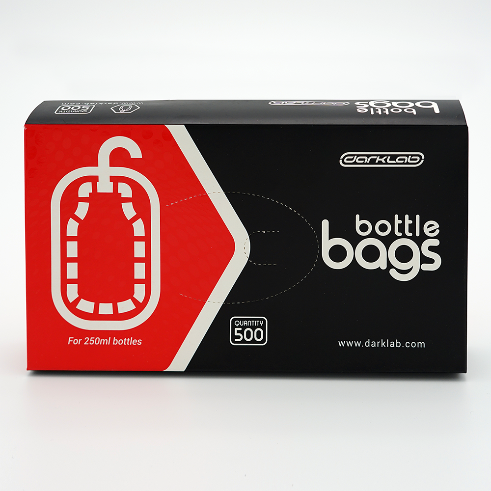 CUBRE BOTELLA 8oz TRANSPARENTE DARKLAB 500 UNID