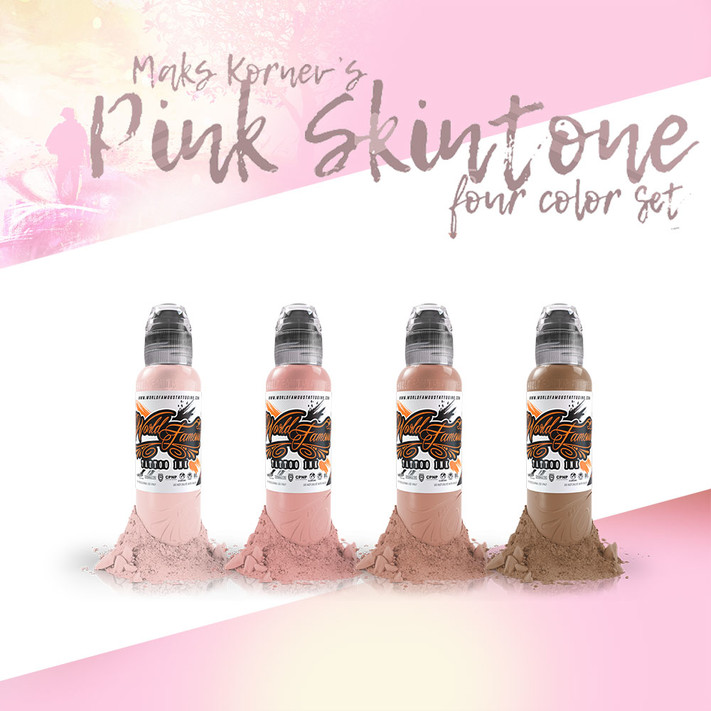 SET 4 COLORES MAKS PINKTONE WORLD FAMOUS
